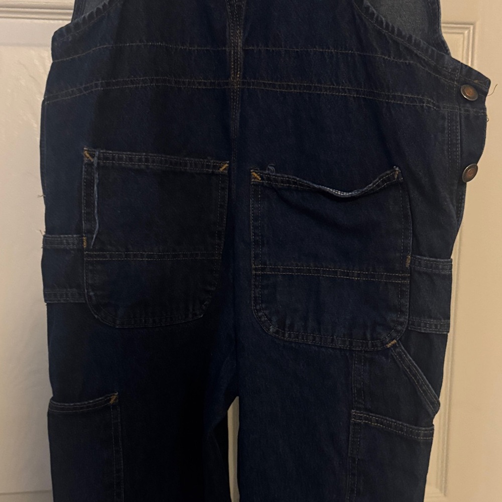 Carhartt Dark Blue Denim Overalls - Picture 6 of 7